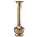 Vases Gold Vase - 12'.5" X 12'.5" X 40" Gold Aluminum Extra Large Pot Belly Floor Vase HomeRoots