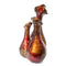 Vases Gold Vase - 8'.75" X 7'.75" X 13'.75" Copper, Red, Gold Ceramic Foiled & Lacquered Bud Vase HomeRoots