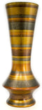 Vases Gold Vase - 8'.75" X 8'.75" X 20" Gold. Copper, Bronze And Pewter Ceramic Floor Vase HomeRoots