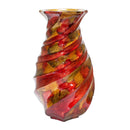Vases Gold Vase - 9" X 9" X 14" Gold, Copper, Brown Ceramic Table Vase HomeRoots