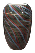Vases Large Floor Vase - 10.2" x 10.2" x 15.4" Multicolor, Ceramic, Large Vase HomeRoots
