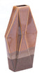 Vases Large Floor Vase - 10.2" x 3.9" x 17.7" Brown, Ceramic, Large Vase HomeRoots