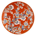 Vases & Plates Round Ceramic Decorative Plate With Elegant Motif, Multicolor Benzara