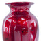 Vases Red Vase - 8'.75" X 8'.75" X 21'.25" Red Ceramic Lacquered Vase HomeRoots
