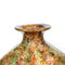 Vases Red Vase - 9" X 6'.25" X 21'.5" Brown, Orange, Red, Green Ceramic Foiled & Lacquered Bottle Vase HomeRoots