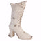 Stylish Ceramic Tall Boot Vase, White