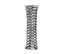 Stylish decorative Ceramic Vase With Cutouts, Silver