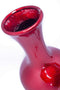 Vases Tall Floor Vases - 11" X 11" X 25" Red And Orange Ceramic Lacquered Ceramic Vase HomeRoots