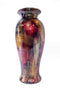 Vases Tall Floor Vases - 12'.75" X 12'.75" X 30'.75" Red, Copper And Brown Ceramic Foiled & Lacquered Ceramic Vase HomeRoots