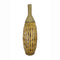 Vases Tall Vase - 12" X 12" X 41" Brown Bamboo, Metal Bamboo Vase HomeRoots