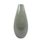 Tapered Ceramic Vase with Thin Horizontal Lines, Multicolor