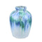 Urn Shape Ceramic Vase with Aesthetic Texture, Large, Multicolor