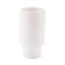 Vases White Vase - 5.3" X 5.3" X 9.8" Short White Vase Or Decor HomeRoots