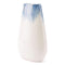 Vases White Vase - 9.3" x 5.1" x 15.2" Blue & White, Ceramic, Large Vase HomeRoots