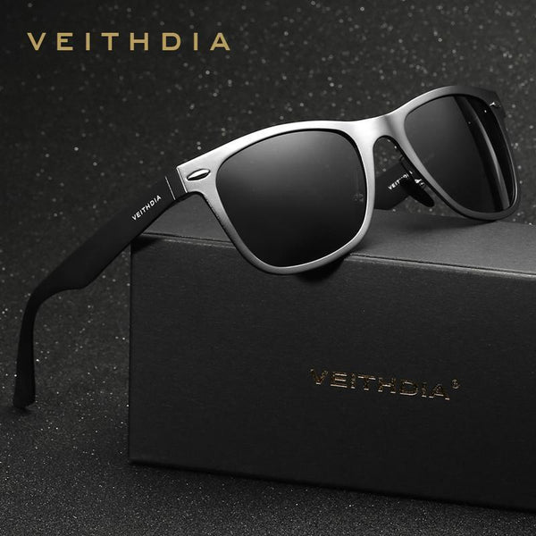 VEITHDIA Brand Unisex Aluminum Square Men's Polarized Mirror Sun Glasses Female Eyewears Accessories Sunglasses For Men VT2140-black gray-China-JadeMoghul Inc.
