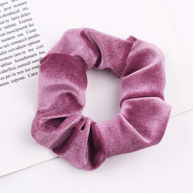 Velvet Scrunchie Hairband For Women Girls Elastic Hair Rubber Bands Hair Accessories Headband Gum Hair Tie Rope Ponytail Holder AExp