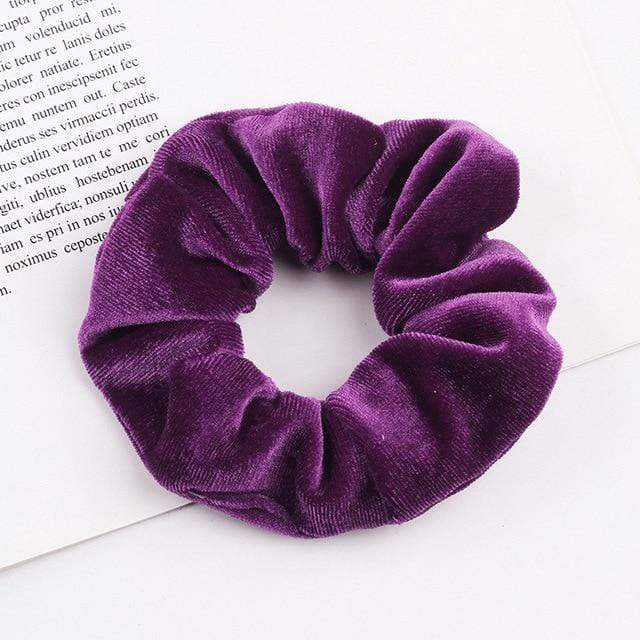 Velvet Scrunchie Hairband For Women Girls Elastic Hair Rubber Bands Hair Accessories Headband Gum Hair Tie Rope Ponytail Holder AExp
