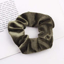 Velvet Scrunchie Hairband For Women Girls Elastic Hair Rubber Bands Hair Accessories Headband Gum Hair Tie Rope Ponytail Holder AExp