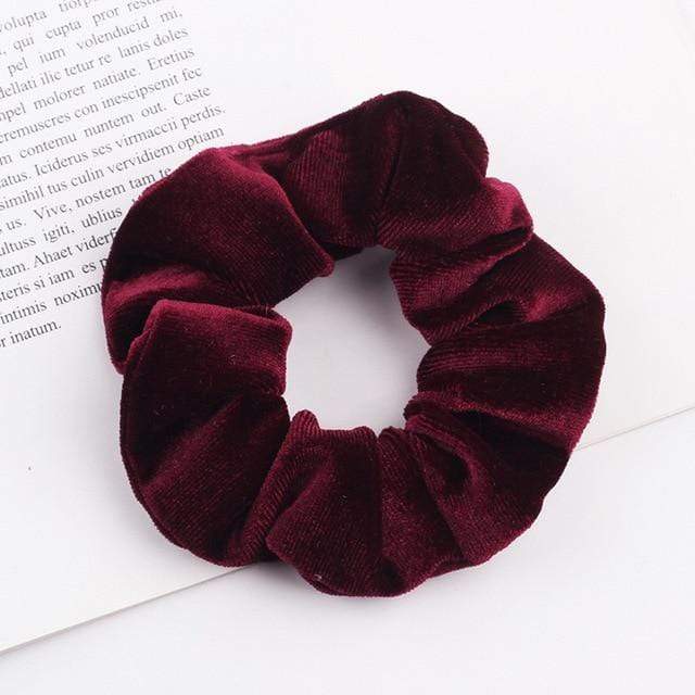 Velvet Scrunchie Hairband For Women Girls Elastic Hair Rubber Bands Hair Accessories Headband Gum Hair Tie Rope Ponytail Holder AExp