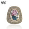 VEYO High Quality Round Luxury  Full Of Crystal Rhinestone Gold Color Brooch Vintage Jewelry Wholesale AExp