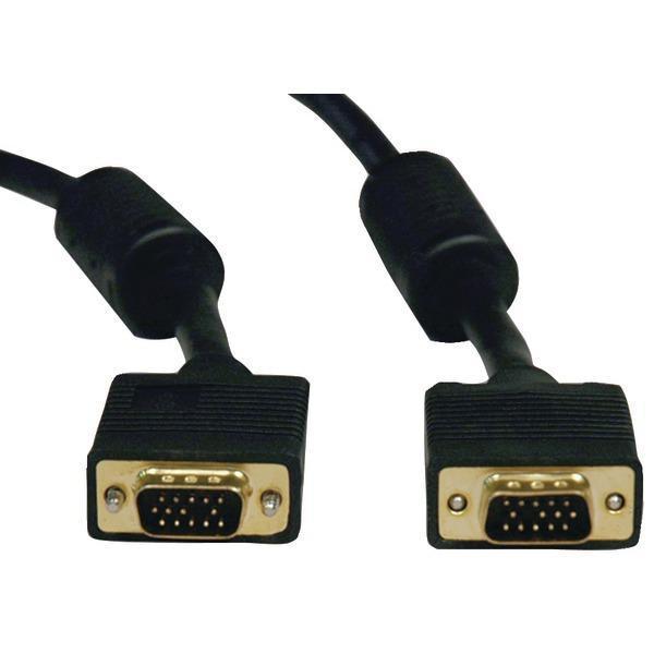 VGA High-Resolution Coaxial Monitor Cable with RGB Coaxial (15ft)-Cables, Connectors & Accessories-JadeMoghul Inc.