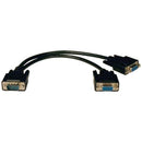 VGA Monitor Y-Splitter Cable, 1ft (for 1600 x 1200 high-resolution monitors)-Cables, Connectors & Accessories-JadeMoghul Inc.