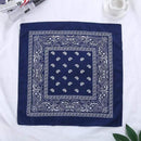 Vintage Bohemia Print Bandana Hair Bands for Girls  Women Headband Scarf  Face Mask Cross Turban Bandanas Headwear 55cmX55cm AExp