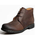 Vintage Men Boots / Genuine Leather Water Proof / Work / Hiking Ankle Boots AExp
