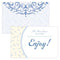 Vintage Romance Escort Card Periwinkle (Pack of 1)-Wedding Favor Stationery-Mocha Mousse-JadeMoghul Inc.