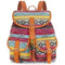 Vintage Women Backpack - Drawstring Printing Canvas Backpack AExp