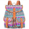 Vintage Women Backpack - Drawstring Printing Canvas Backpack AExp