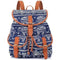 Vintage Women Backpack - Drawstring Printing Canvas Backpack AExp