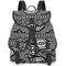 Vintage Women Backpack - Drawstring Printing Canvas Backpack AExp