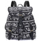 Vintage Women Backpack - Drawstring Printing Canvas Backpack AExp