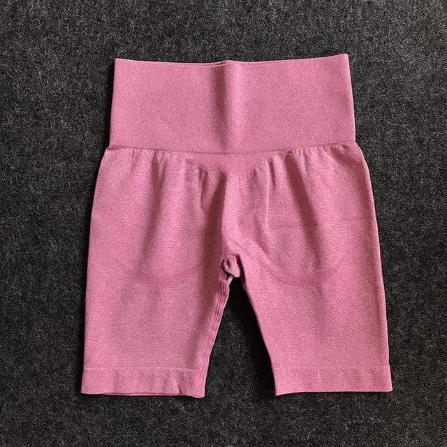 Vital Seamless Sports Short Women Summer High Waist Tight Gym Leggings Squat Proof Tummy Control Workout Running Shorts Women JadeMoghul Inc. 