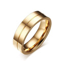 Vnox Trendy Wedding Bands Rings for Women / Men Love Gold-color Stainless Steel CZ Promise Jewelry-5-1 piece for men-JadeMoghul Inc.