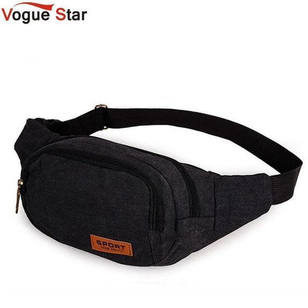 Vogue Star Hot-selling Multifunctional Casual Canvas Waist Pack Organizer Bag for Men Waist Bags Wholesale LA106 AExp