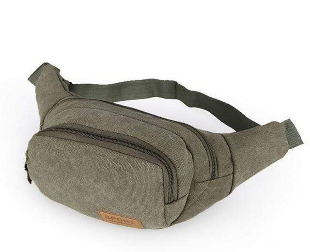 Vogue Star Hot-selling Multifunctional Casual Canvas Waist Pack Organizer Bag for Men Waist Bags Wholesale LA106 AExp