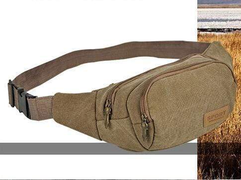 Vogue Star Hot-selling Multifunctional Casual Canvas Waist Pack Organizer Bag for Men Waist Bags Wholesale LA106 AExp