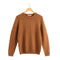 Vomint Brand Cotton Mens Sweaters V neck Top Dyed Sweaters Pullover man Solid Color Class Style Knitwear O6VI6C53-U6VI6C01coffee01-S-JadeMoghul Inc.