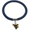 W. Virginia Mountaineers Color Cord Bracelet-Jewelry & Accessories-JadeMoghul Inc.