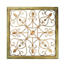 Wood And Iron Wall decor, Brown And Copper