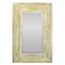 Wall Mirrors Rustic Mirror In Wooden Frame, Brown Benzara
