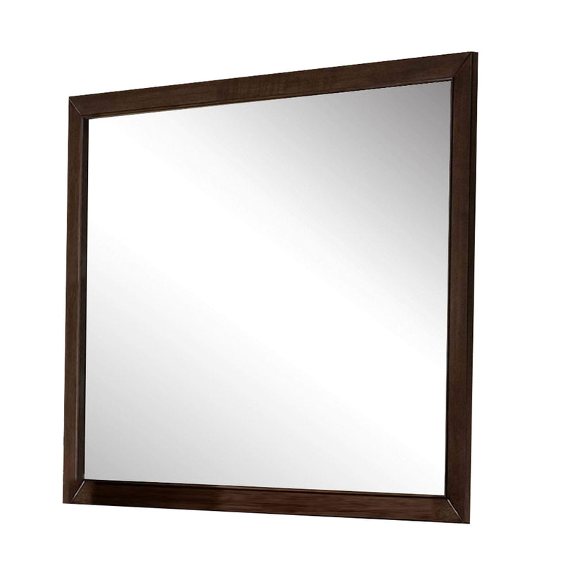 Wooden Frame Mirror, Espresso Brown