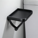 Wall Mounted Black Toilet Paper Holder Tissue Paper Holder Roll Holder With Phone Storage Shelf  Bathroom Accessories JadeMoghul Inc. 