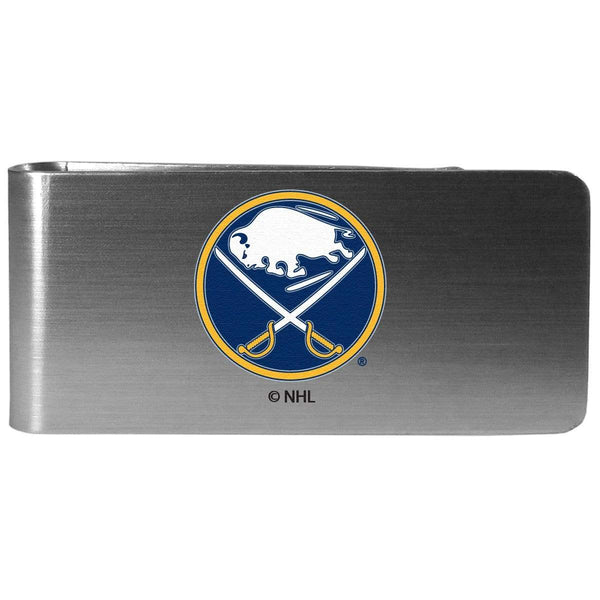 Buffalo Sabres Steel Money Clip, Logo