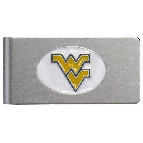 NCAA - W. Virginia Mountaineers Brushed Metal Money Clip