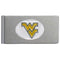 NCAA - W. Virginia Mountaineers Brushed Metal Money Clip