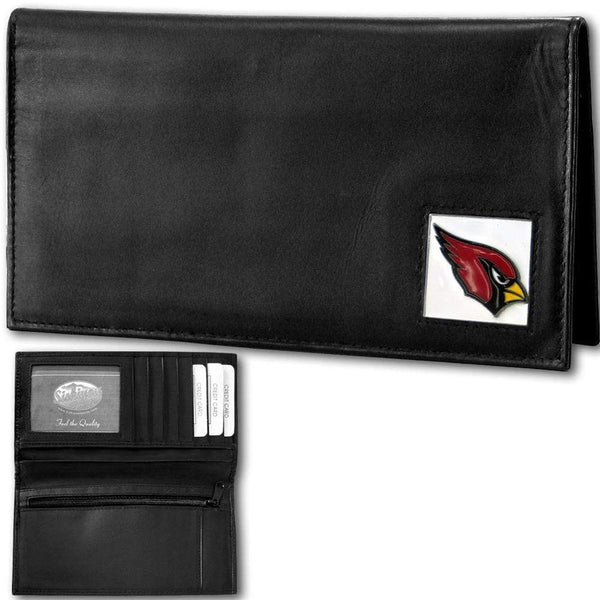 Wallets & Checkbook Covers NFL - Arizona Cardinals Deluxe Leather Checkbook Cover JM Sports-7