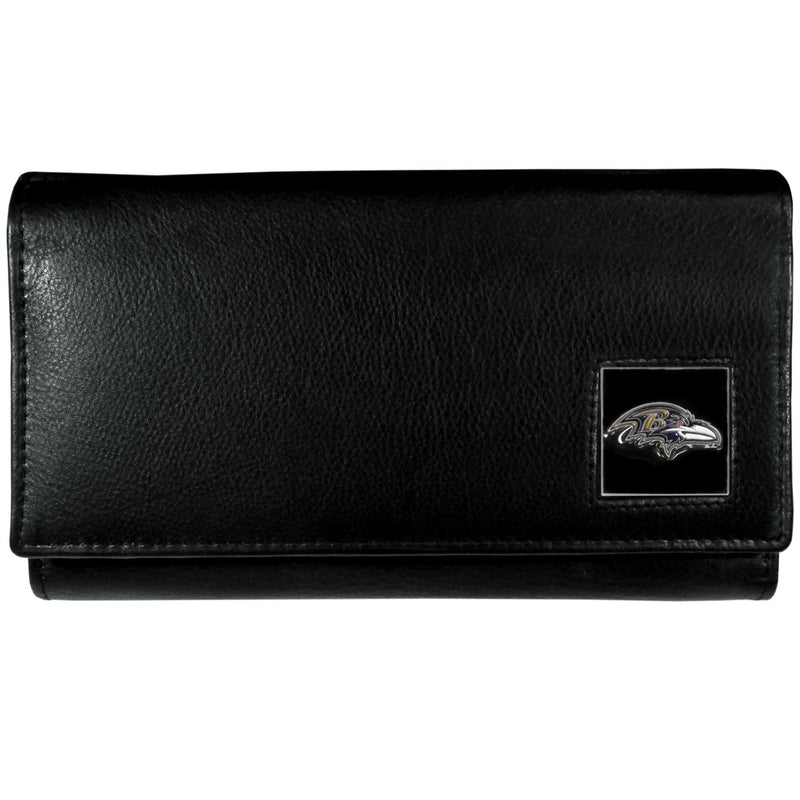 Wallets & Checkbook Covers NFL - Baltimore Ravens Leather Women's Wallet JM Sports-7